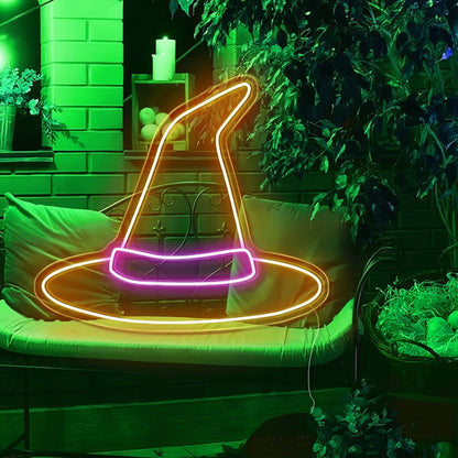 Halloween Decor Hat Neon Sign | Shineneon