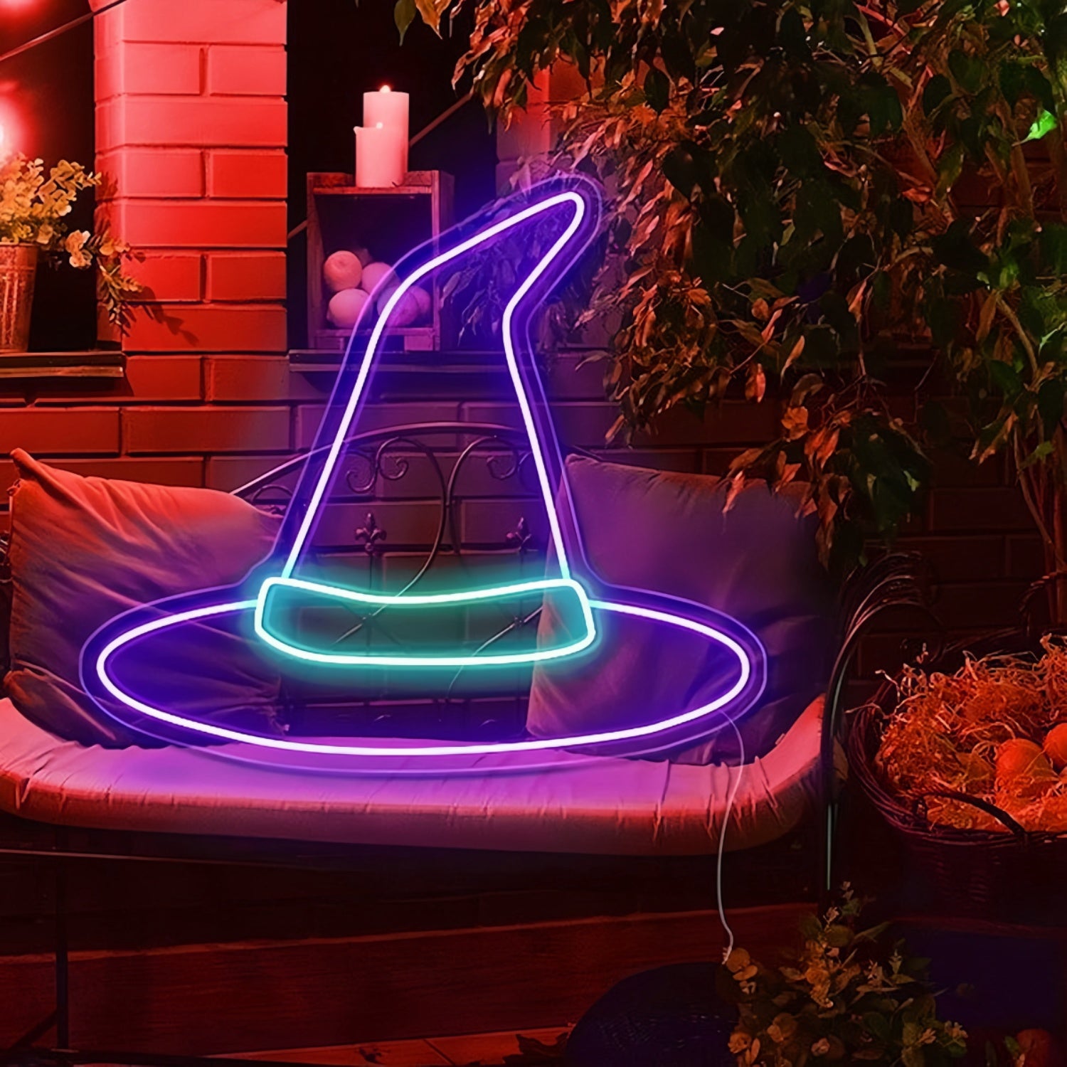 Halloween Decor Hat Neon Sign | Shineneon