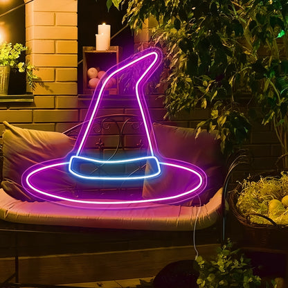 Halloween Decor Hat Neon Sign | Shineneon