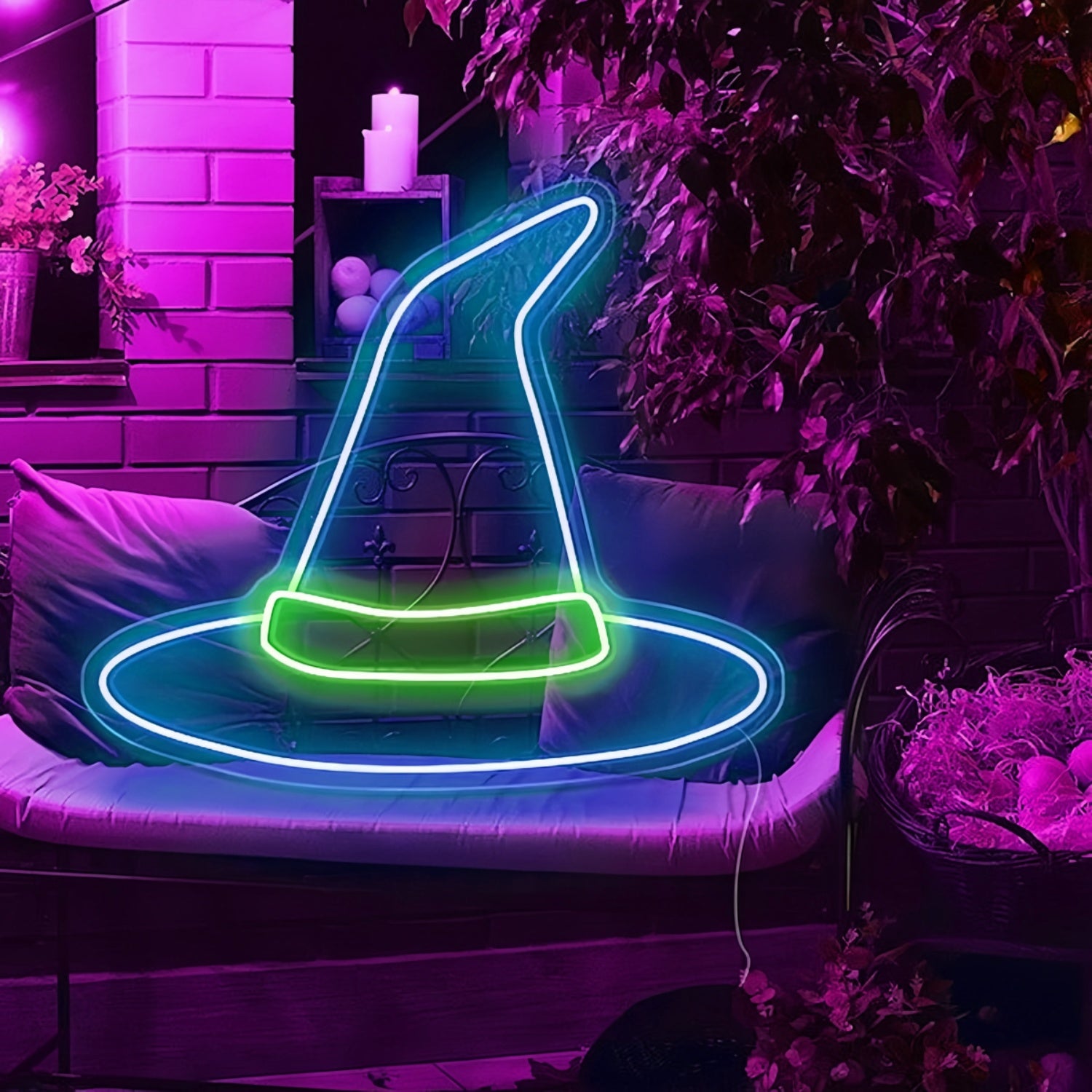 Halloween Decor Hat Neon Sign | Shineneon