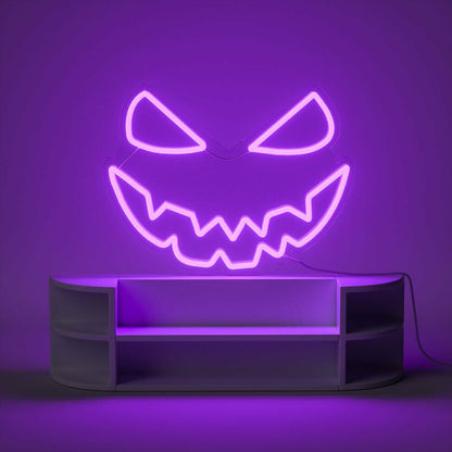 Halloween Elements Pumpkin Face Neon Signs | Shineneon