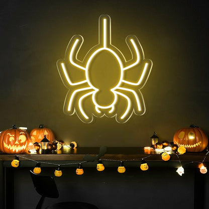 Halloween Festivities With The Spider Halloween Neon Sign | Shineneon