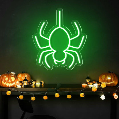 Halloween Festivities With The Spider Halloween Neon Sign | Shineneon