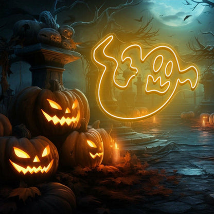 Halloween Ghost Neon Sign Home Room Wall Decoration | Shineneon