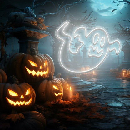 Halloween Ghost Neon Sign Home Room Wall Decoration | Shineneon