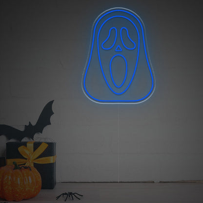 Halloween Ghostmask From Scream Led Neon Sign | Shineneon