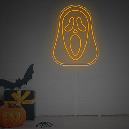 Halloween Ghostmask From Scream Led Neon Sign | Shineneon