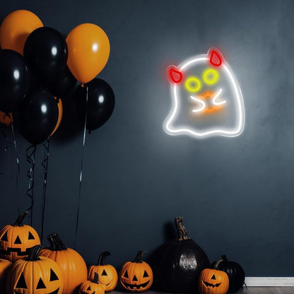 Halloween Hand Held Pumpkin Imp Neon Sign Season | Shineneon