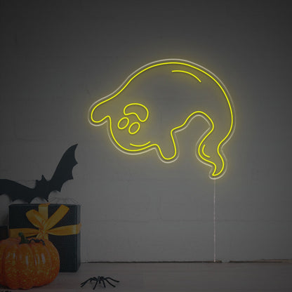 Halloween Happy Ghost Led Neon Sign For Home | Shineneon
