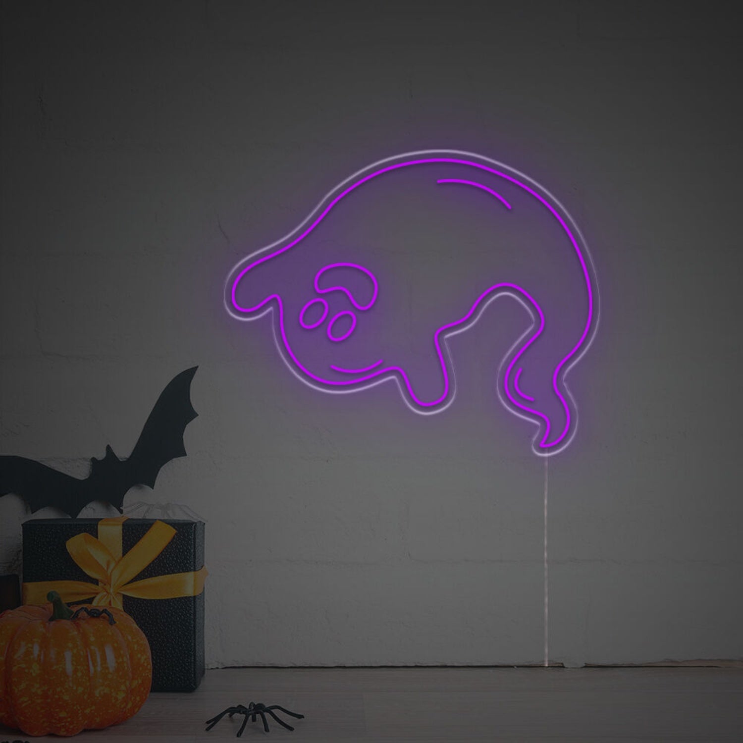 Halloween Happy Ghost Led Neon Sign For Home | Shineneon