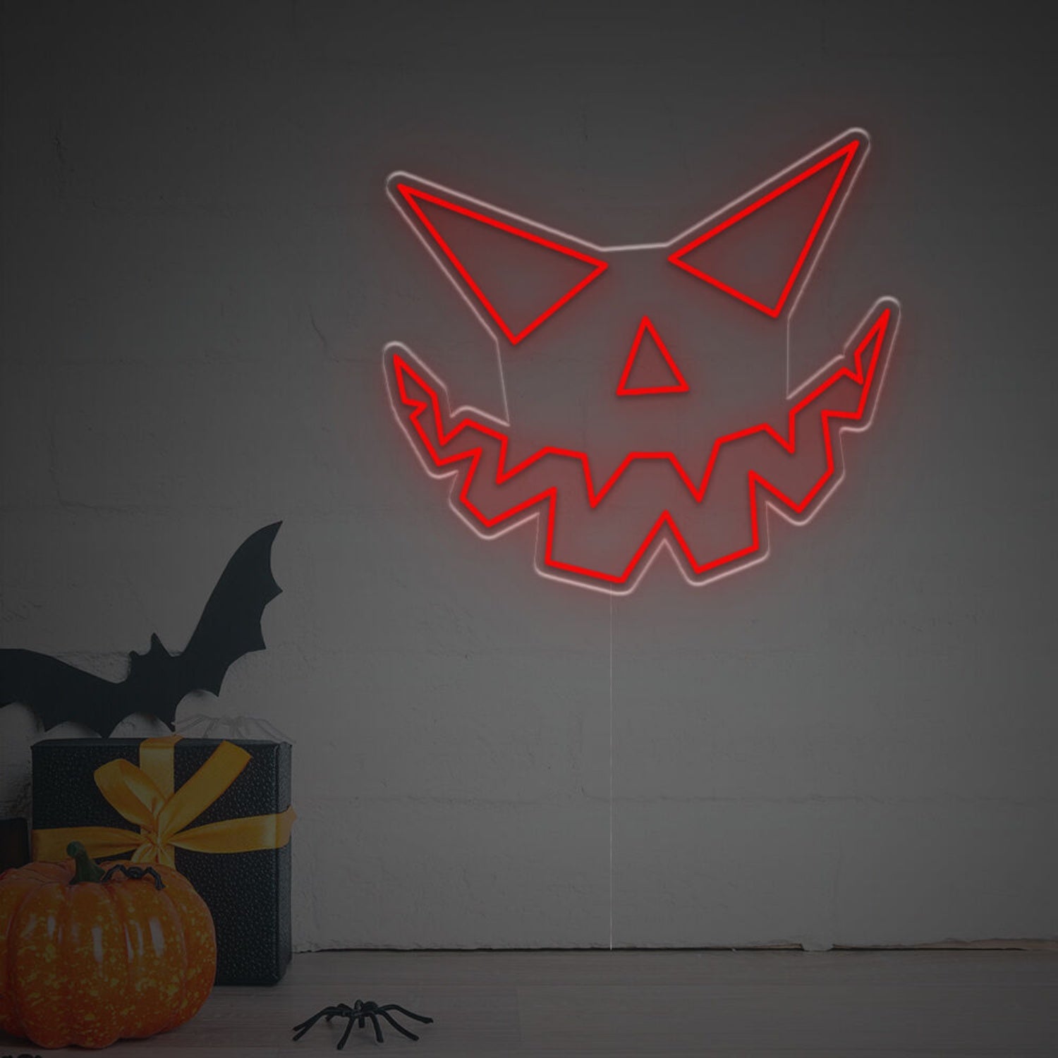Halloween Haven Pumpkin Face Led Neon Sign | Shineneon