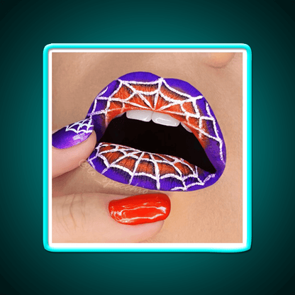 Halloween Lip And Nail Art Nail Salon Led Neon Sign Rgb Color - Shineneon