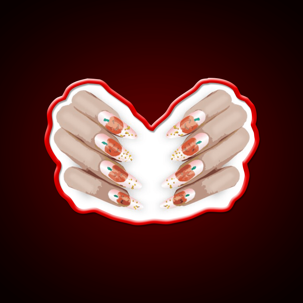 Halloween Nail Art Nail Salon Led Neon Sign Rgb Color - Shineneon