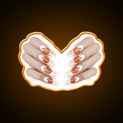 Halloween Nail Art Nail Salon Led Neon Sign Rgb Color - Shineneon
