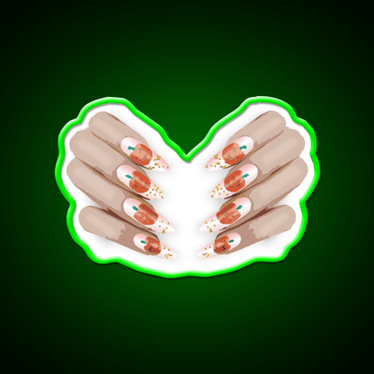 Halloween Nail Art Nail Salon Led Neon Sign Rgb Color - Shineneon