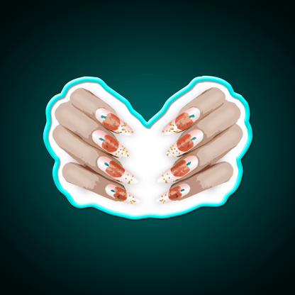 Halloween Nail Art Nail Salon Led Neon Sign Rgb Color - Shineneon