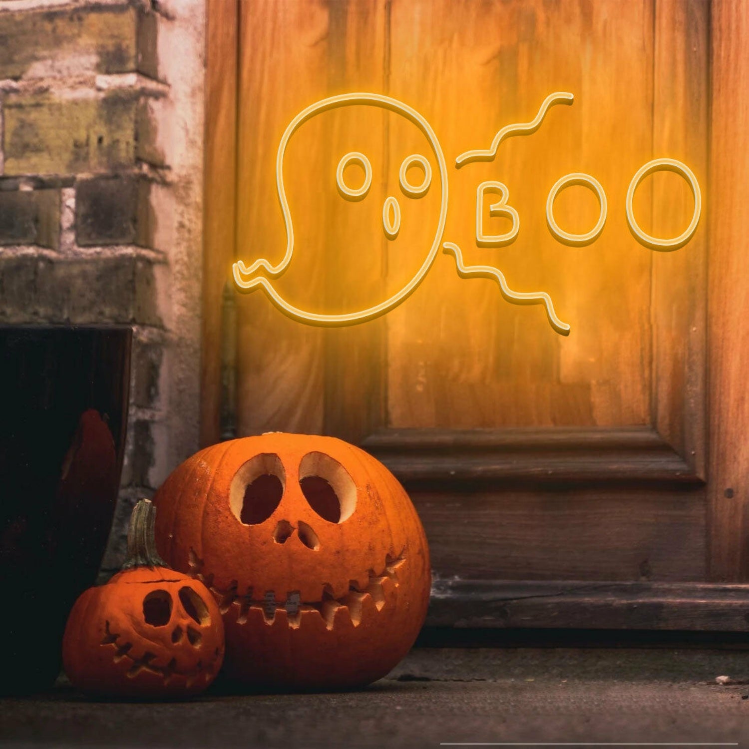 Halloween Neon Sign Ghost Boo Neon Sign | Shineneon
