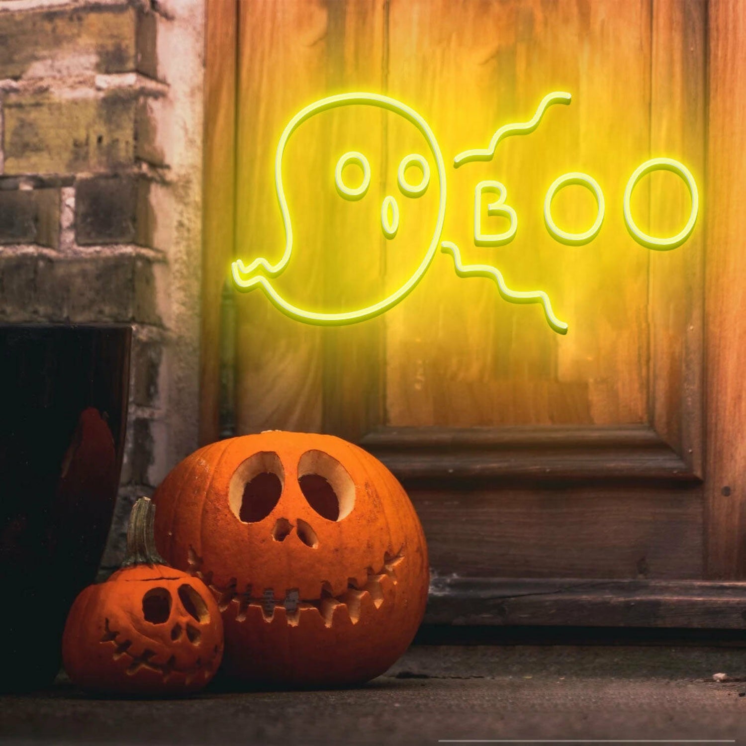 Halloween Neon Sign Ghost Boo Neon Sign | Shineneon