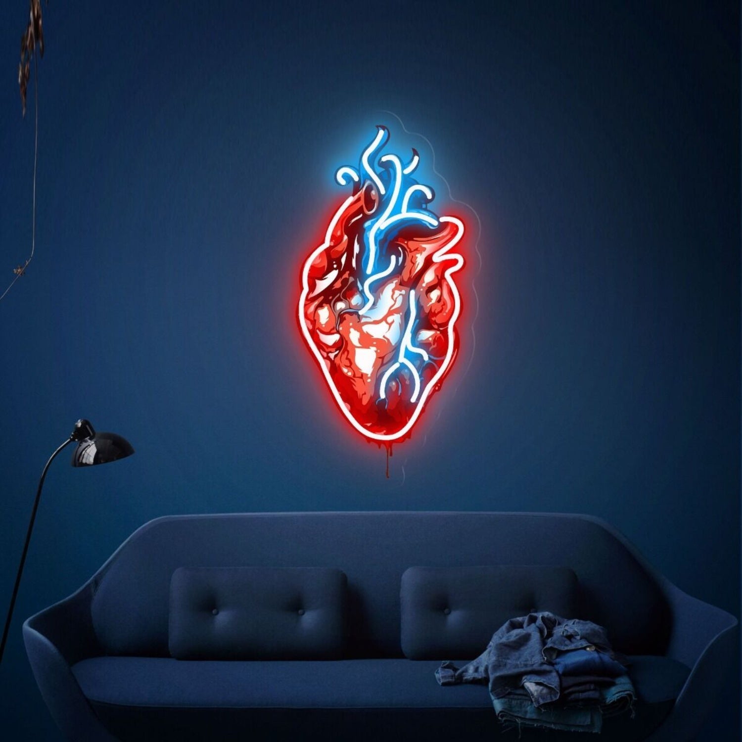 Halloween Party Human Heart Uv Led Neon Sign Led Light - Shineneon