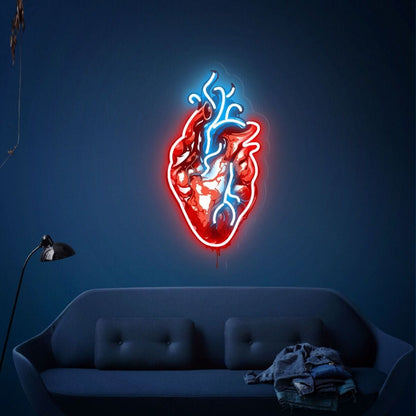 Halloween Party Human Heart Uv Led Neon Sign Led Light - Shineneon