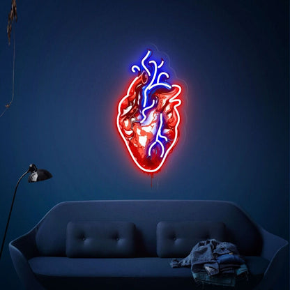 Halloween Party Human Heart Uv Led Neon Sign Led Light | Shineneon