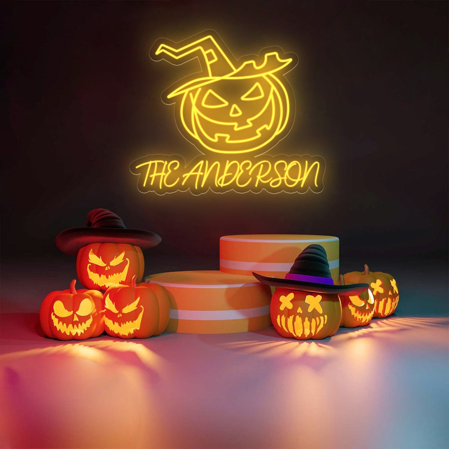 Halloween Pumpkin Custom Neon Light Sign | Shineneon