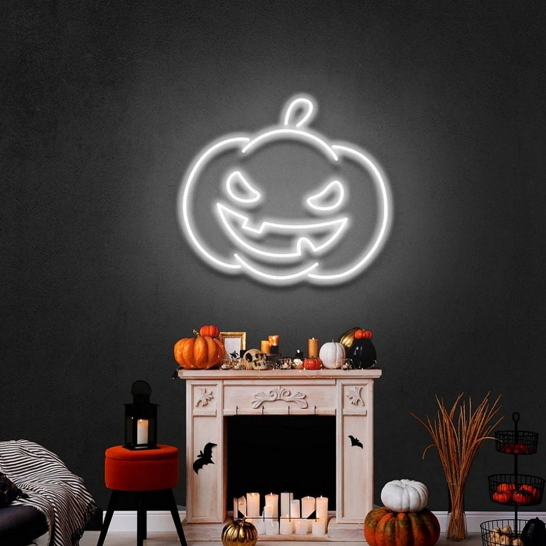 Halloween Pumpkin Led Sign Business Neon Sign