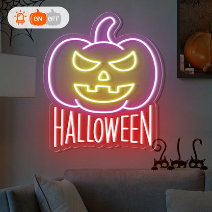 Halloween Pumpkin Neon Sign For Home Bar | Shineneon