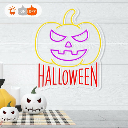 Halloween Pumpkin Neon Sign For Home Bar | Shineneon