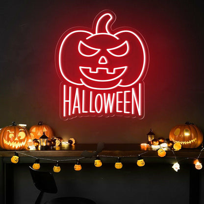 Halloween Pumpkin Neon Sign For Home Bar | Shineneon