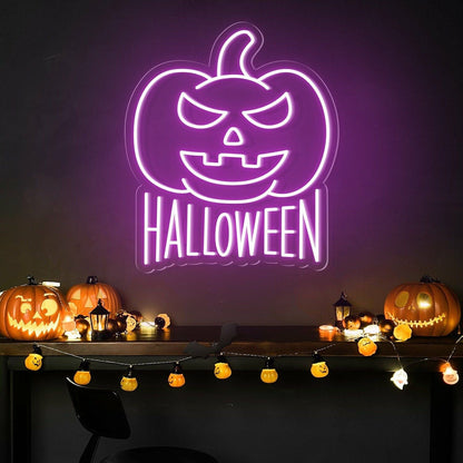 Halloween Pumpkin Neon Sign For Home Bar | Shineneon
