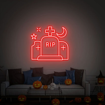Halloween Tombstone Rip Wall Led Neon Sign | Shineneon