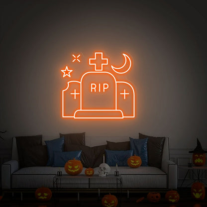 Halloween Tombstone Rip Wall Led Neon Sign | Shineneon