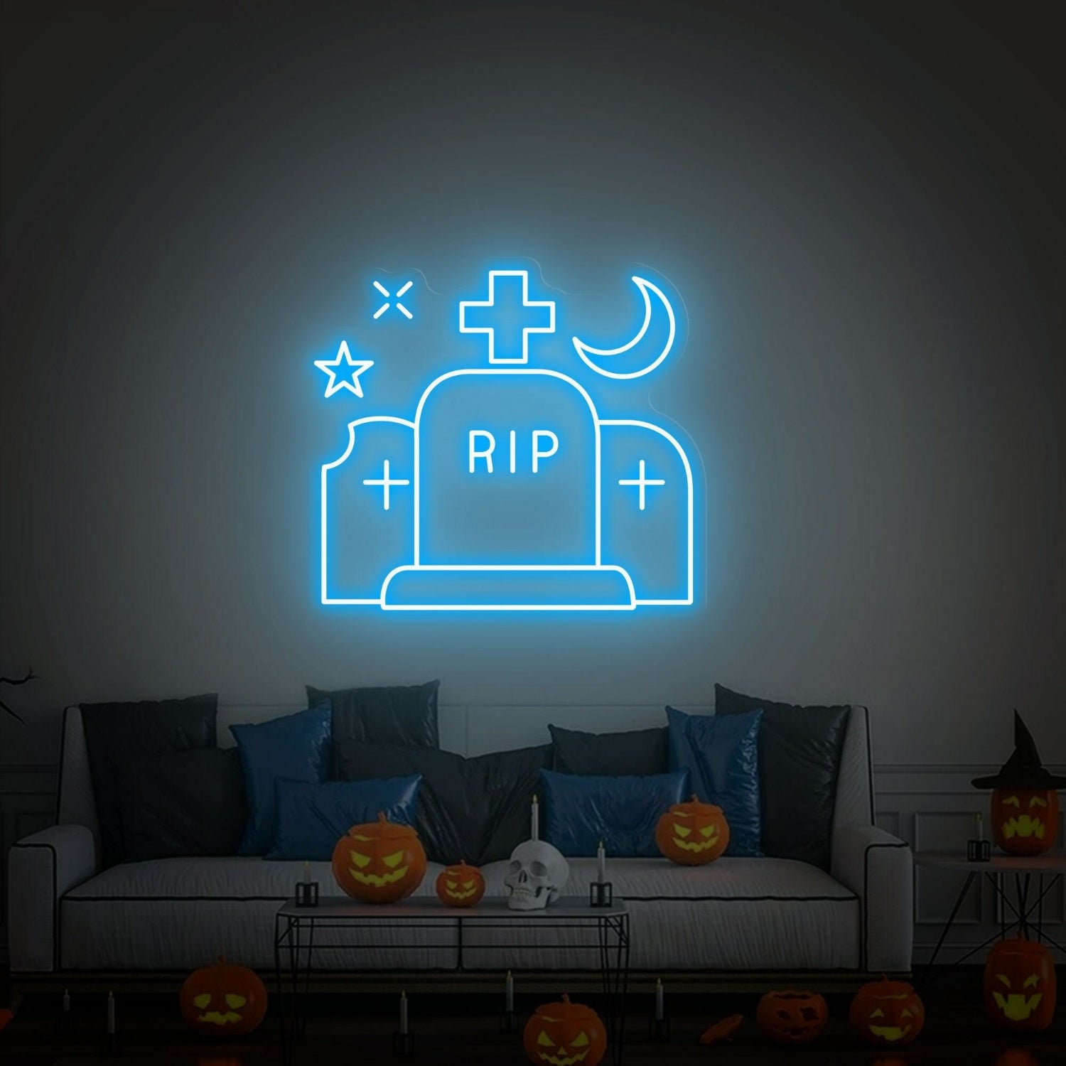 Halloween Tombstone Rip Wall Led Neon Sign | Shineneon