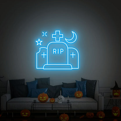 Halloween Tombstone Rip Wall Led Neon Sign | Shineneon