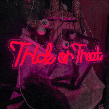 Halloween Trick Or Treat Neon Sign | Shineneon