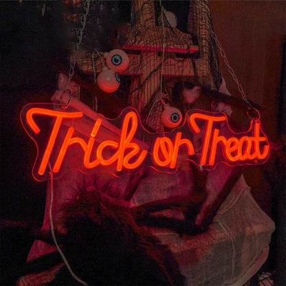 Halloween Trick Or Treat Neon Sign | Shineneon