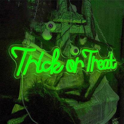 Halloween Trick Or Treat Neon Sign | Shineneon