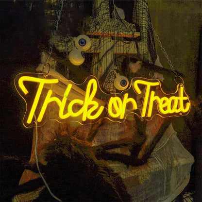 Halloween Trick Or Treat Neon Sign | Shineneon