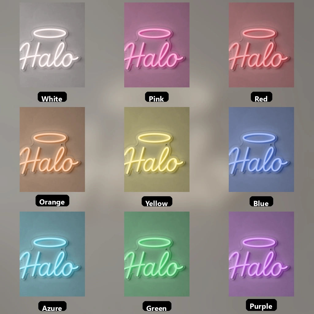 Halo LED Neon Sign - 05 Color Grid