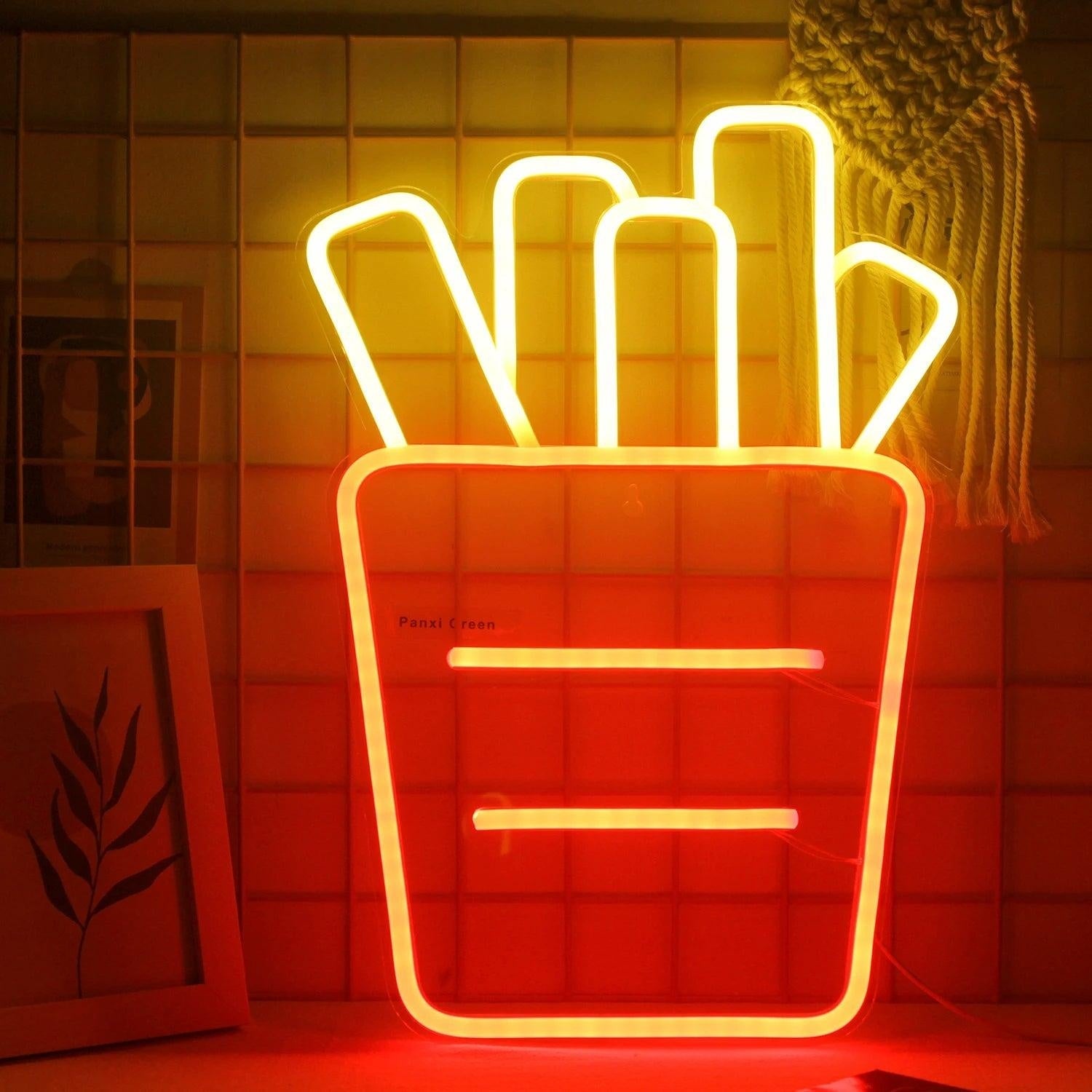 Hamburger Colorful Layers Led Neon Sign Diner Wall Art - Shineneon