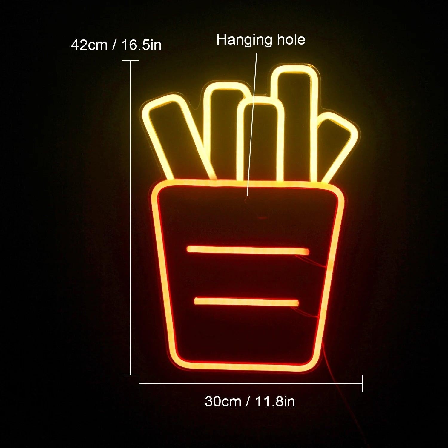 Hamburger Colorful Layers Led Neon Sign Diner Wall Art - Shineneon