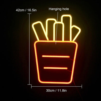 Hamburger Colorful Layers Led Neon Sign Diner Wall Art - Shineneon