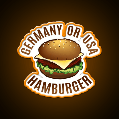 Hamburger Fast Food Led Neon Sign For Burger Place Rgb Color - Shineneon