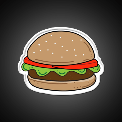 Hamburger Snack Food Led Neon Sign For Snack Room Rgb Color - Shineneon