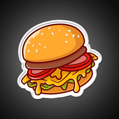 Hamburger Snack Food Led Neon Sign Rgb Color - Shineneon