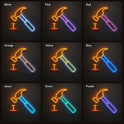 Hammer And Nail LED Neon Sign - Shineneon