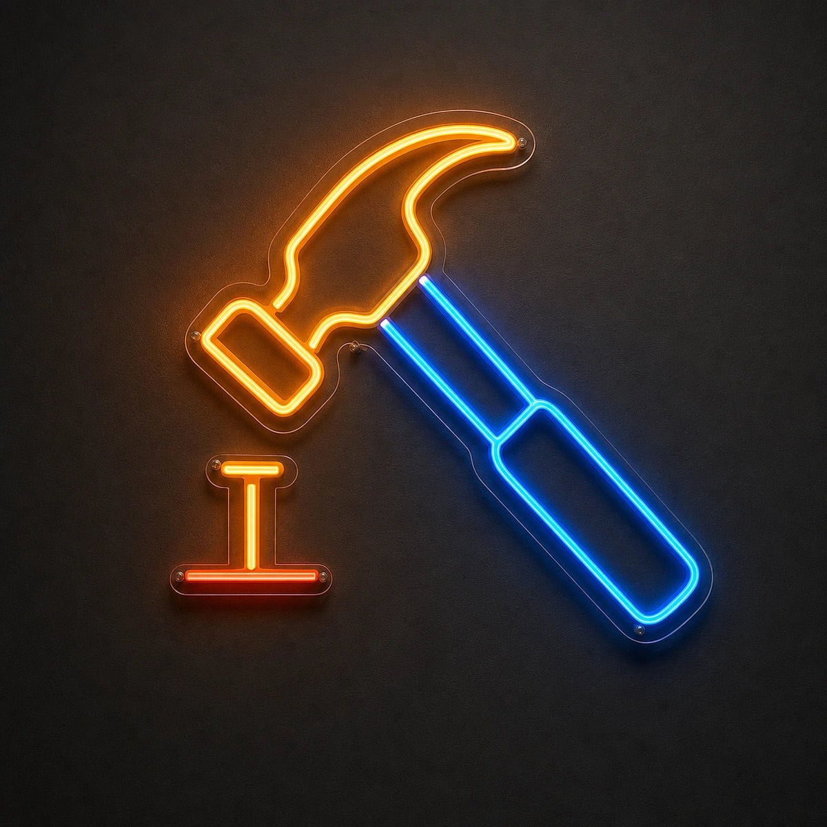 Hammer And Nail LED Neon Sign - Shineneon