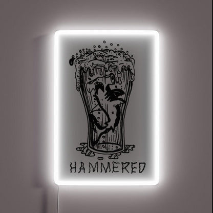 Hammered Hammerhead Shark Rgb Led Neon Sign - Shineneon