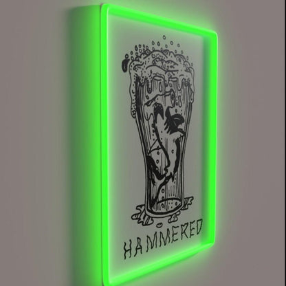 Hammered Hammerhead Shark Rgb Led Neon Sign - Shineneon